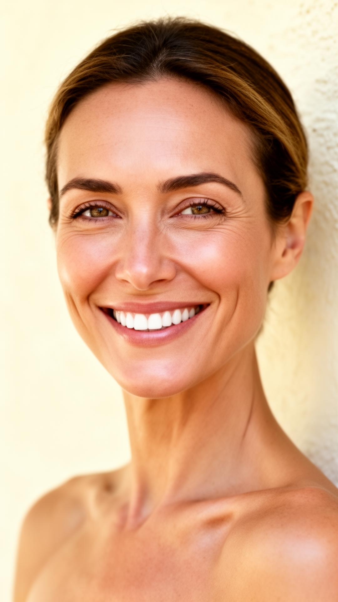 Patient with a refined, naturally bright cosmetic smile